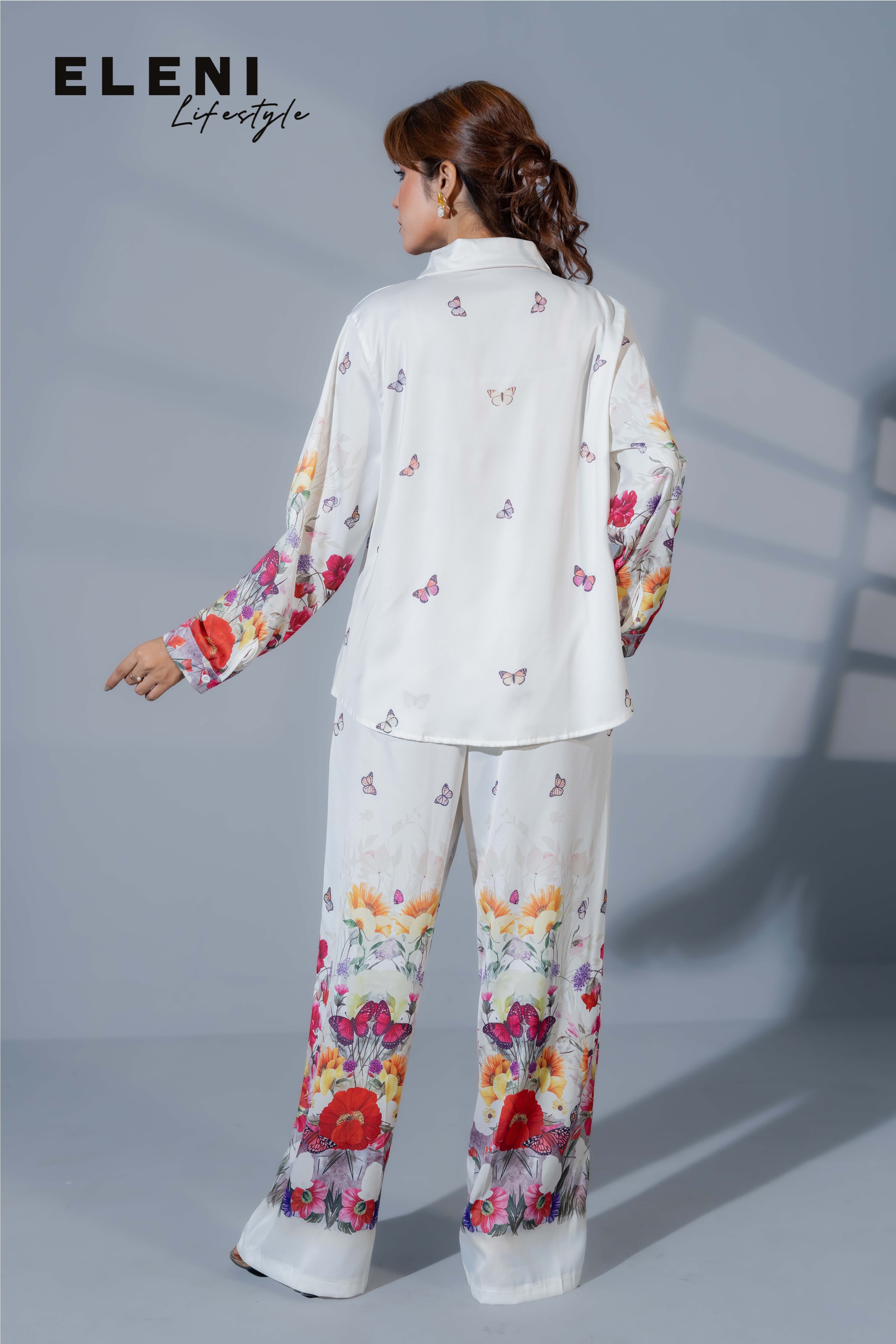 Enchanted Garden Butterfly Printed Co-Ord Set