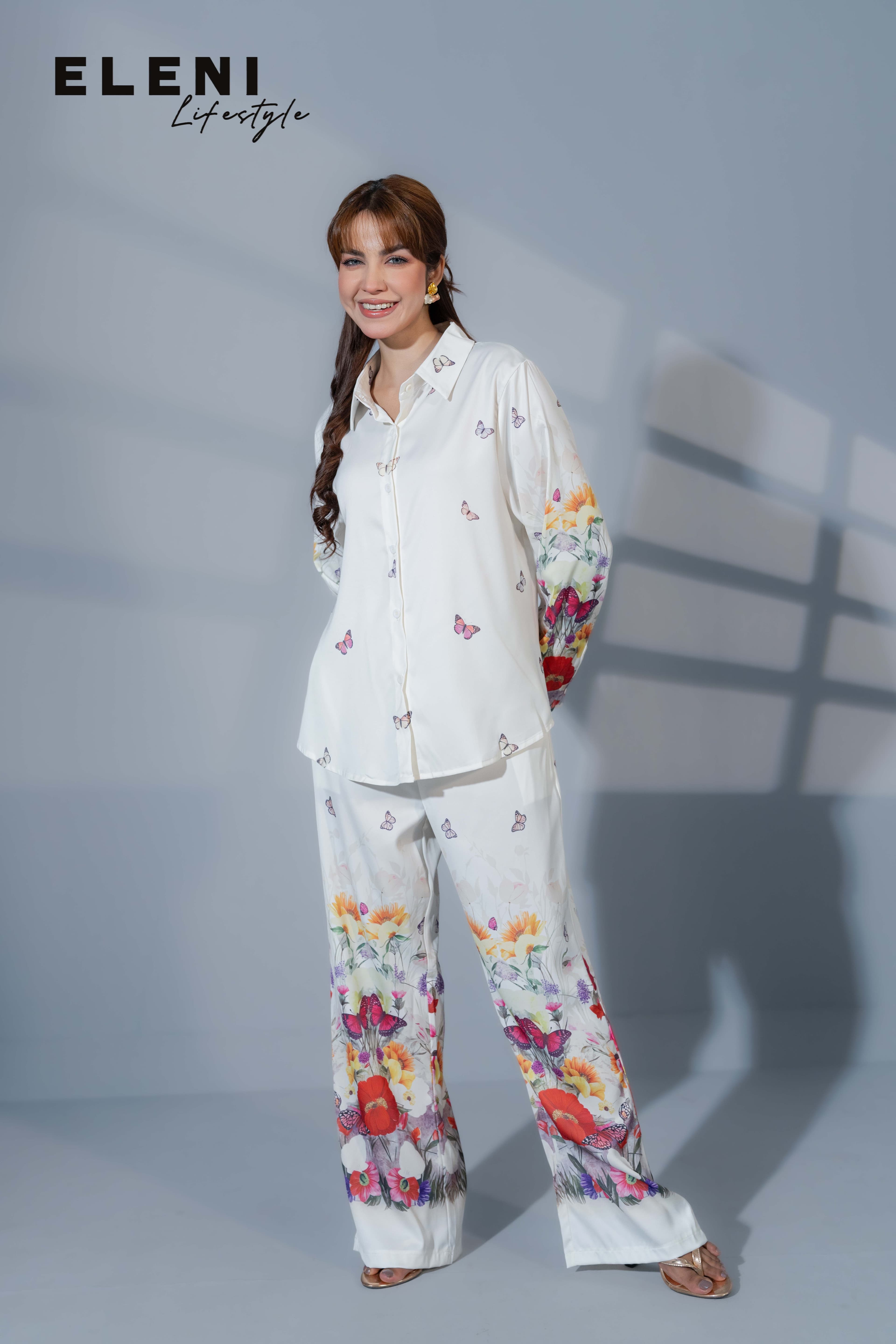 Enchanted Garden Butterfly Printed Co-Ord Set