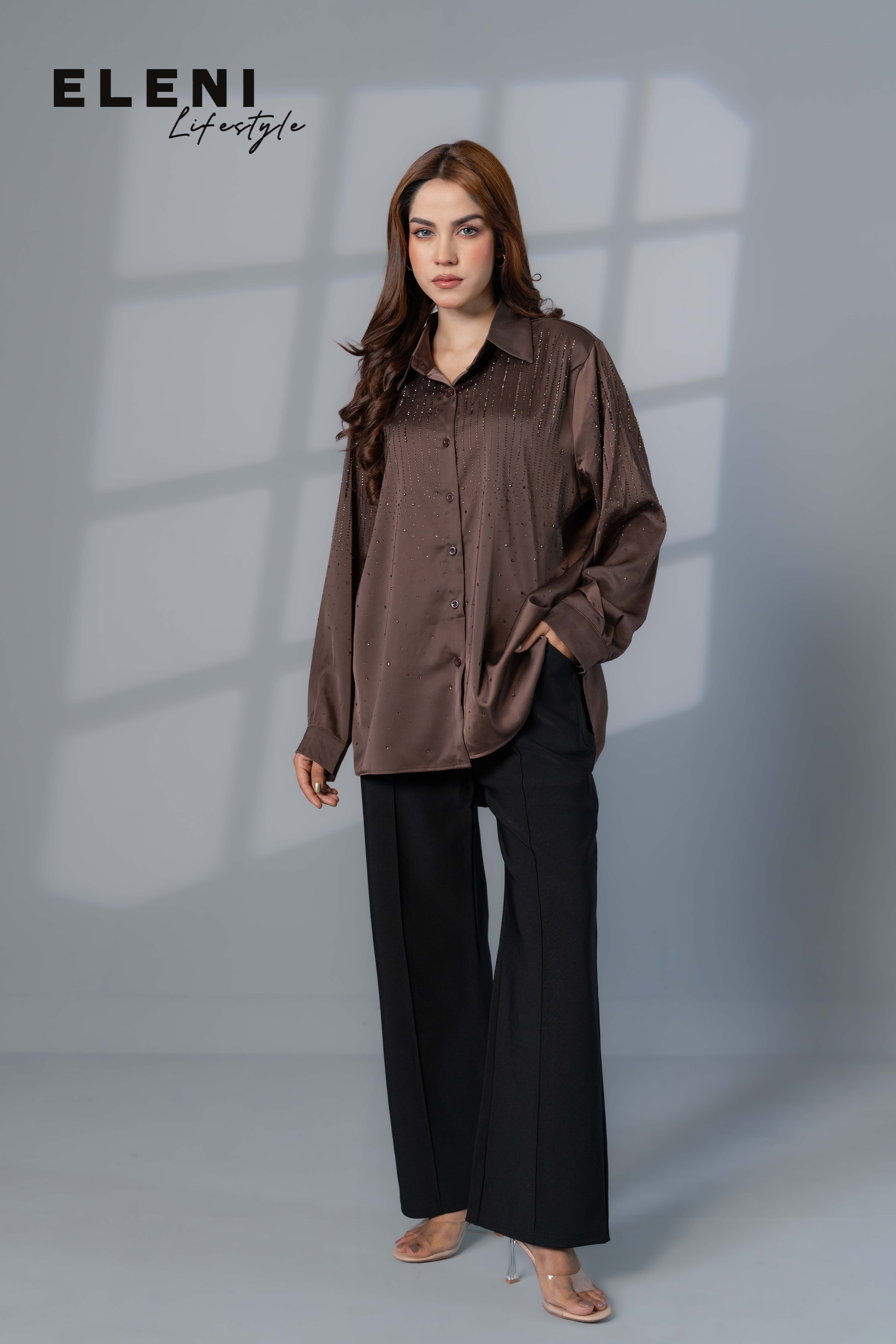 Shimmer Satin Shirt