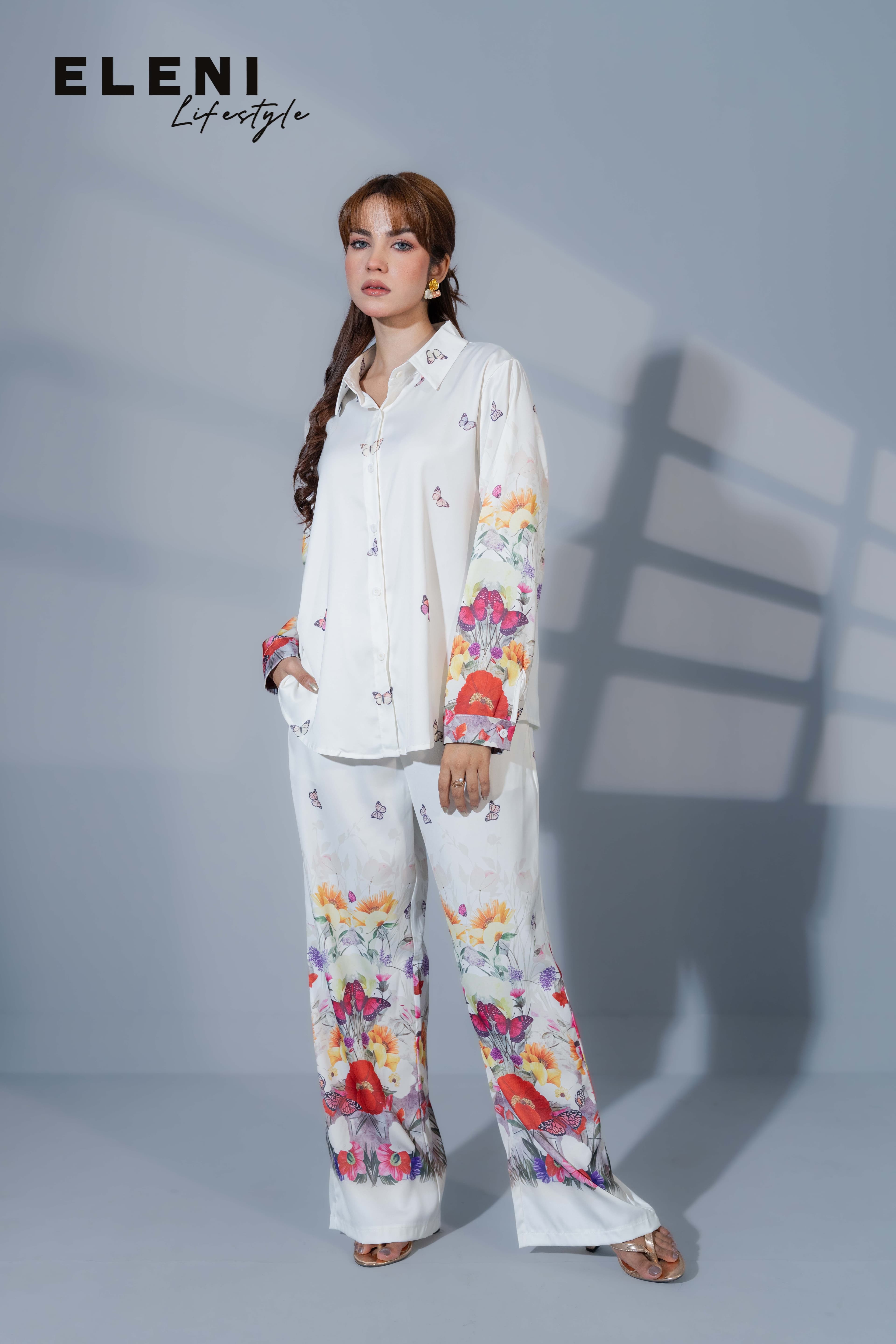 Enchanted Garden Butterfly Printed Co-Ord Set