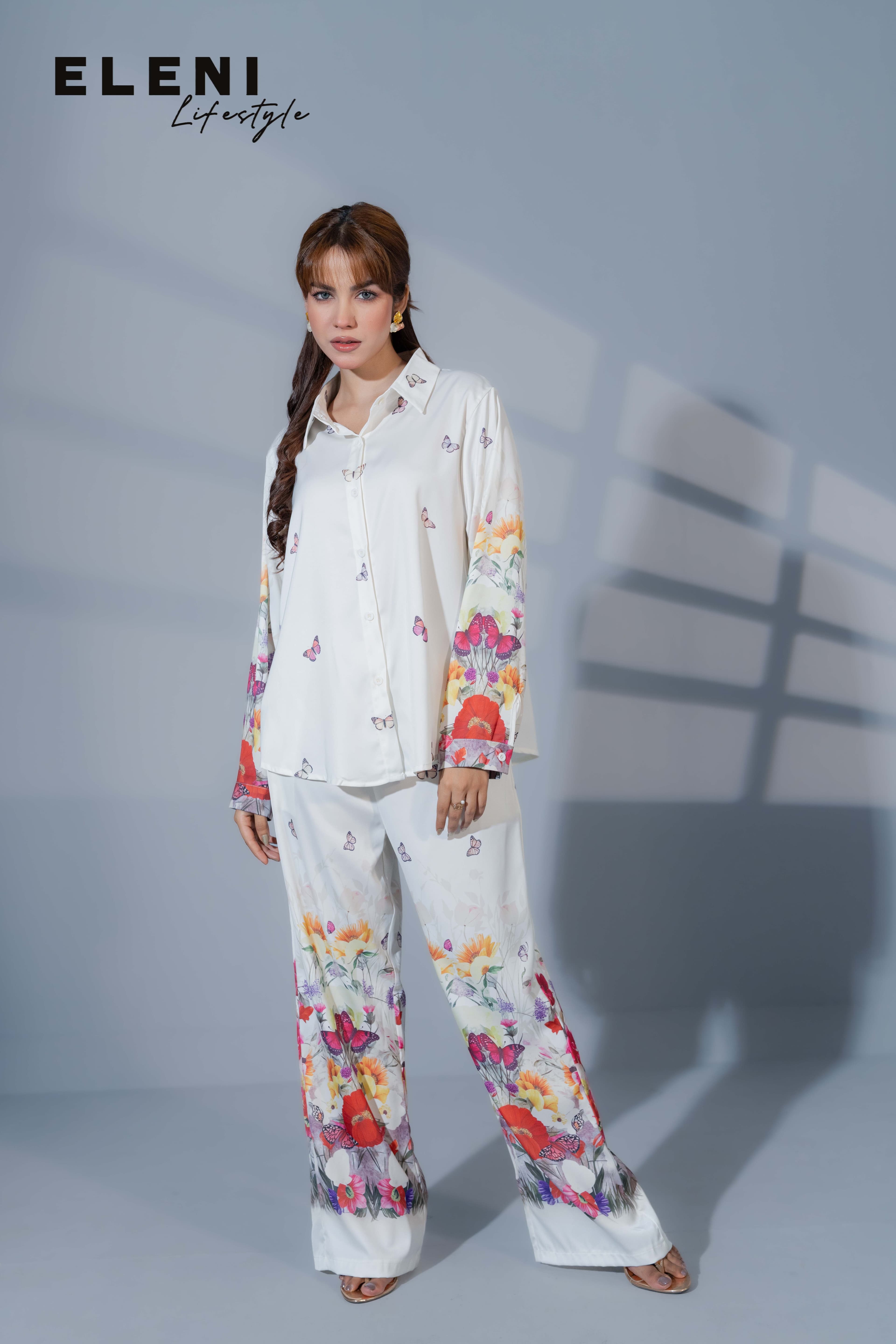Enchanted Garden Butterfly Printed Co-Ord Set