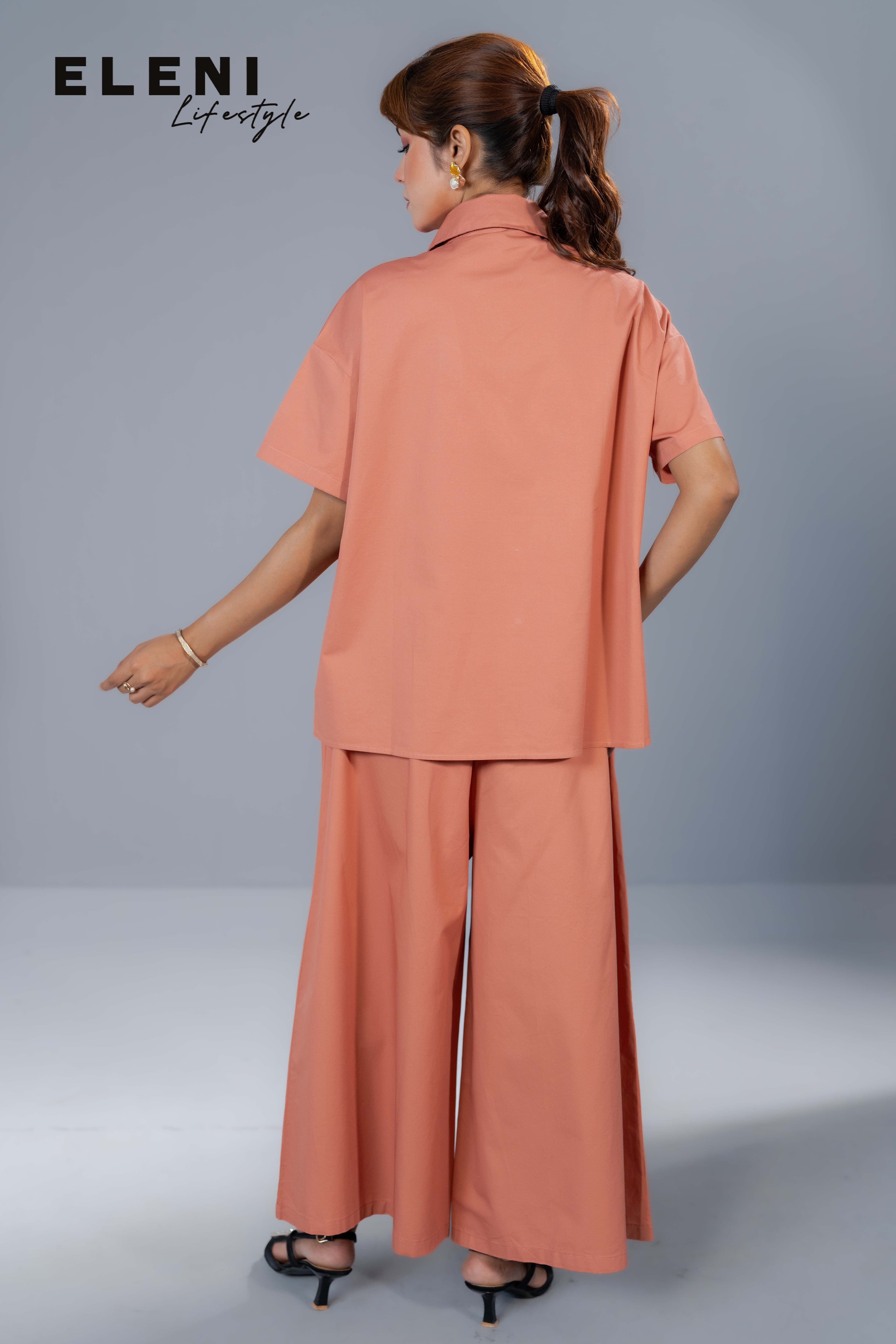 Floral Meadow Embroidered Relaxed Co-Ord Set